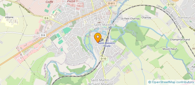 localisation de l'entreprise MONSIEUR DIMITRI BERNARD à SAINT-MAIXENT-L'ECOLE
