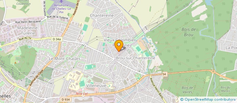 localisation de l'entreprise MONSIEUR DIMITRI BESSIN  CHELLES