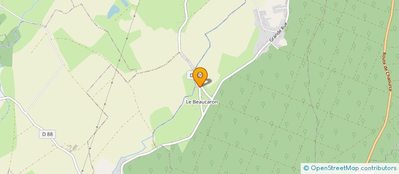 localisation de l'entreprise MONSIEUR DIMITRI BEZANGER  LA VENDUE-MIGNOT