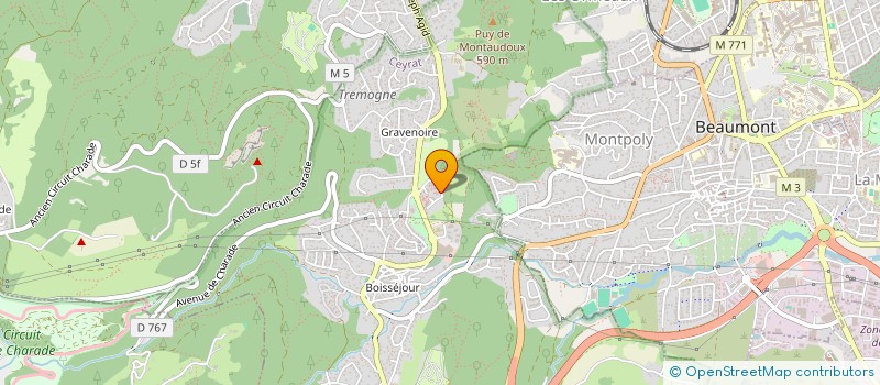 localisation de l'entreprise MONSIEUR DIMITRI BILLOIS  AULNAT