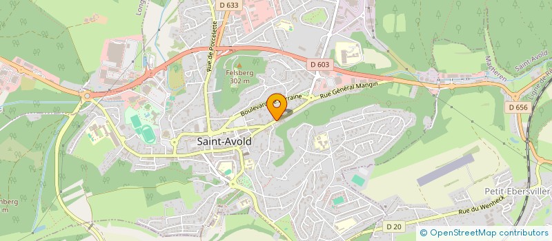 localisation de l'entreprise MONSIEUR DIMITRI BLANCHARD  SAINT-AVOLD