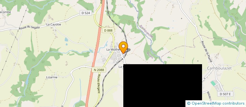 localisation de l'entreprise MONSIEUR DIMITRI BLANQUET  QUINS