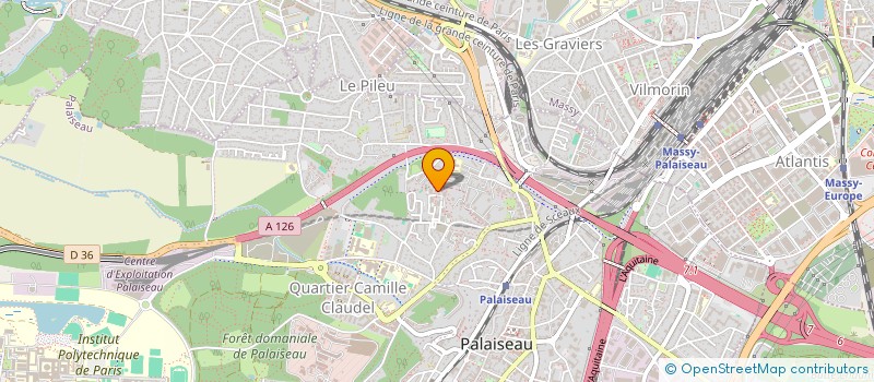 localisation de l'entreprise MONSIEUR DIMITRI BOLUKA  PALAISEAU