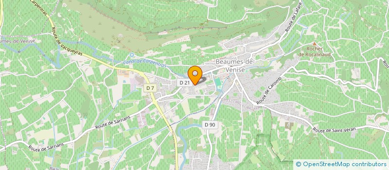 localisation de l'entreprise MONSIEUR DIMITRI BOREL  BEAUMES-DE-VENISE