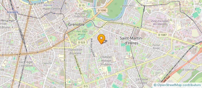 localisation de l'entreprise MONSIEUR DIMITRI BOURDIER  GRENOBLE