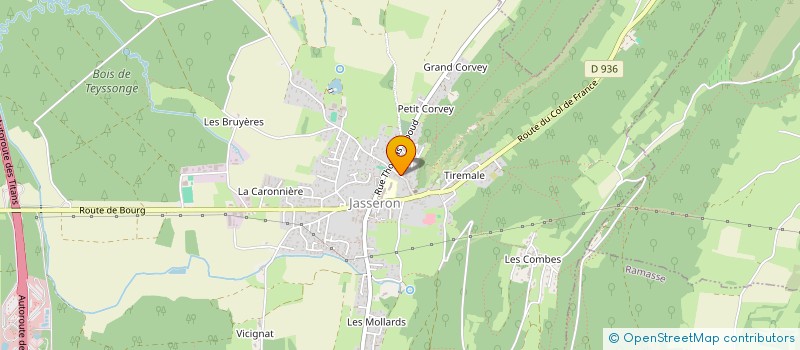 localisation de l'entreprise MONSIEUR DIMITRI BOURGEOIS  JASSERON