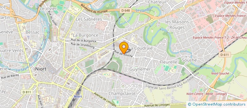 localisation de l'entreprise MONSIEUR DIMITRI BOUSSIQUET à NIORT