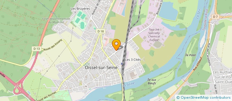 localisation de l'entreprise MONSIEUR DIMITRI BOYER  OISSEL