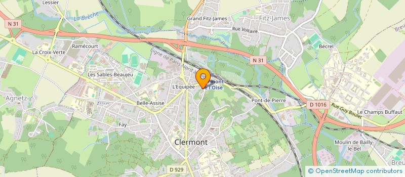 localisation de l'entreprise MONSIEUR DIMITRI BRAILLY à CLERMONT