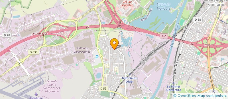 localisation de l'entreprise MONSIEUR DIMITRI BRASSELET  TRITH-SAINT-LEGER