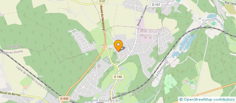 localisation de l'entreprise MONSIEUR DIMITRI BREAN  CONCHES-EN-OUCHE