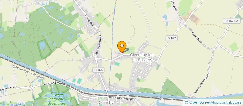 localisation de l'entreprise MONSIEUR DIMITRI BUISINE  GIVENCHY-LES-LA-BASSEE