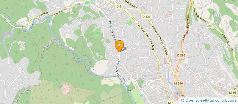 localisation de l'entreprise MONSIEUR DIMITRI BURON  LA COLLE-SUR-LOUP