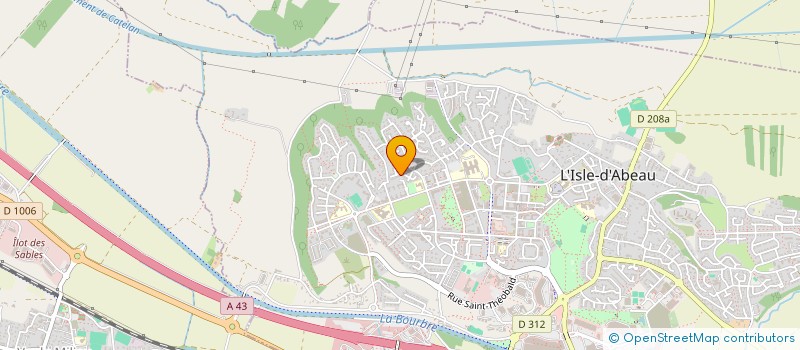 localisation de l'entreprise MONSIEUR DIMITRI CABOUX  L'ISLE-D'ABEAU