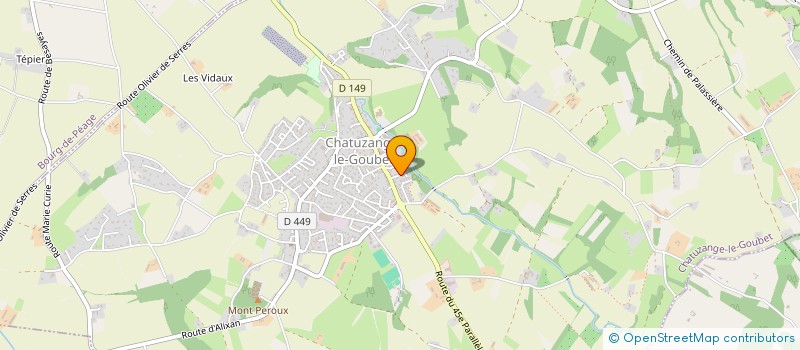 localisation de l'entreprise MONSIEUR DIMITRI CAPART  CHATUZANGE-LE-GOUBET