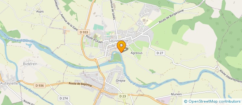 localisation de l'entreprise MONSIEUR DIMITRI CARPENTIER  SAUVETERRE-DE-BEARN