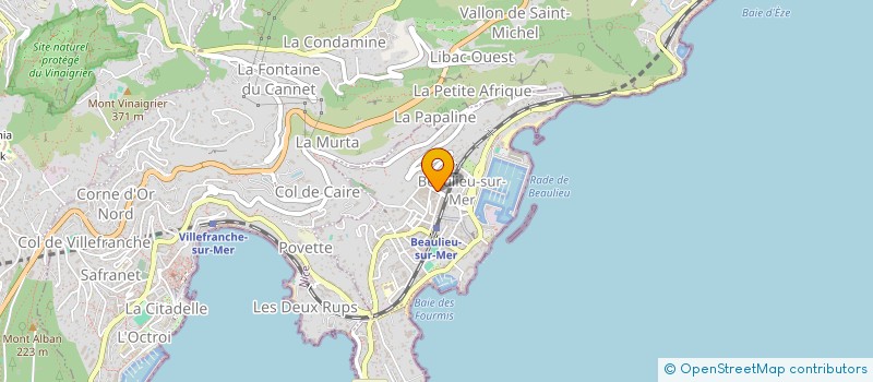 localisation de l'entreprise MONSIEUR DIMITRI CARRANO  BEAULIEU-SUR-MER