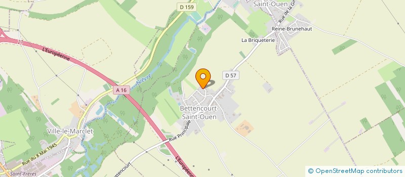 localisation de l'entreprise MONSIEUR DIMITRI CARVALHO  BETTENCOURT-SAINT-OUEN