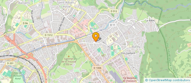 localisation de l'entreprise MONSIEUR DIMITRI CASSAGNANDE à LA RAVOIRE