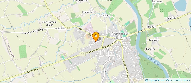 localisation de l'entreprise MONSIEUR DIMITRI CASTEL à VERDUN-SUR-GARONNE