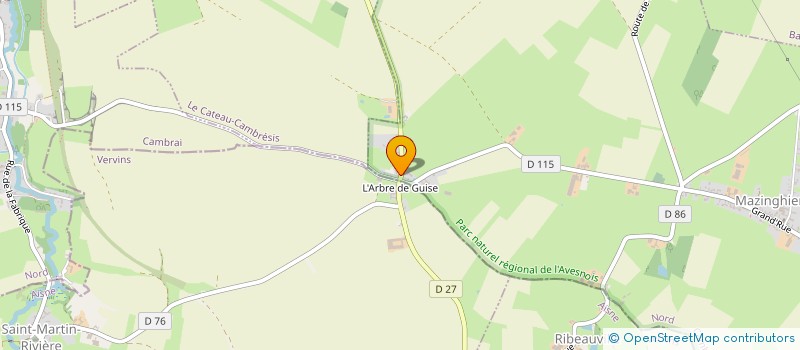 localisation de l'entreprise MONSIEUR DIMITRI CAUDRELIER à MAZINGHIEN