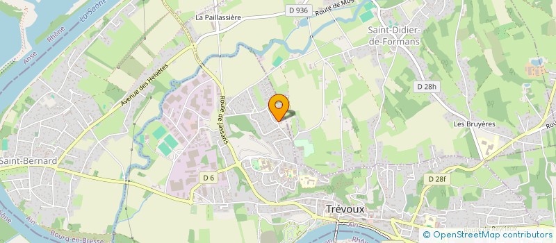 localisation de l'entreprise MONSIEUR DIMITRI CHABERT à TREVOUX