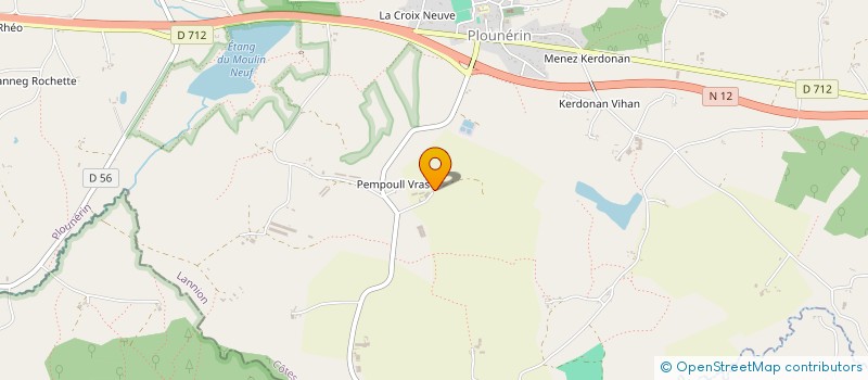 localisation de l'entreprise MONSIEUR DIMITRI CHAMPSAVOIR  PLOUNERIN