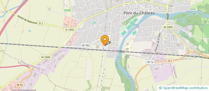 localisation de l'entreprise MONSIEUR DIMITRI CHARBONNIER  PONT-DU-CHATEAU