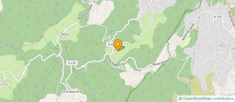 localisation de l'entreprise MONSIEUR DIMITRI CHARRIER  MERCUER