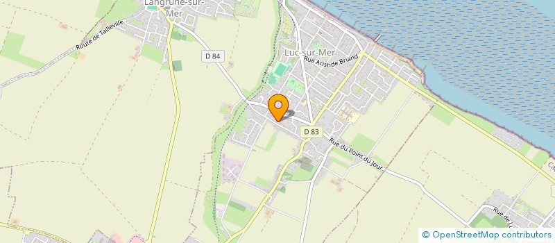 localisation de l'entreprise MONSIEUR DIMITRI CHAUMEIL  LUC-SUR-MER