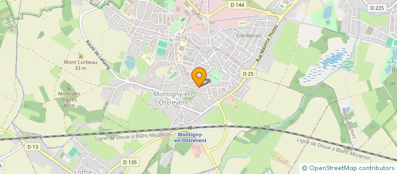 localisation de l'entreprise MONSIEUR DIMITRI CHAUSSOY  MONTIGNY-EN-OSTREVENT