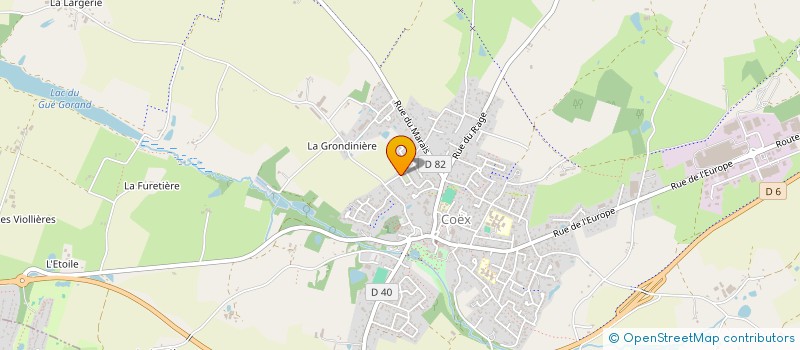 localisation de l'entreprise MONSIEUR DIMITRI CHAZELLE  SAINT-MAIXENT-SUR-VIE