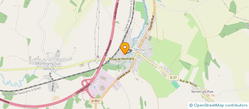 localisation de l'entreprise MONSIEUR DIMITRI CHOPIN  CHAGNY