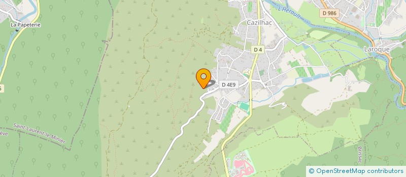 localisation de l'entreprise MONSIEUR DIMITRI CLEMENT  CAZILHAC