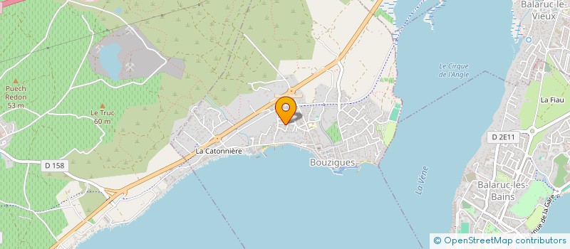 localisation de l'entreprise MONSIEUR DIMITRI COLIN  BOUZIGUES