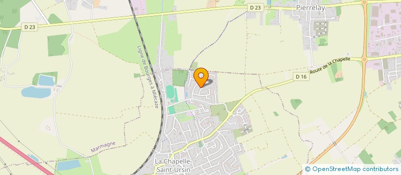 localisation de l'entreprise MONSIEUR DIMITRI COLLAS  LA CHAPELLE-SAINT-URSIN