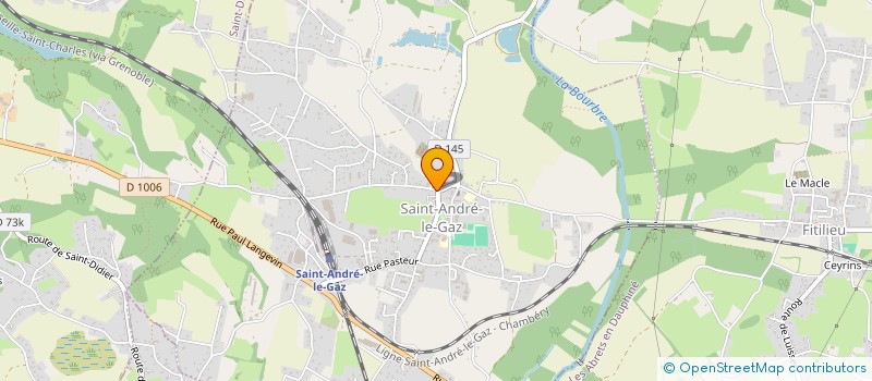 localisation de l'entreprise MONSIEUR DIMITRI COLLOMB  LES ABRETS-EN-DAUPHINE