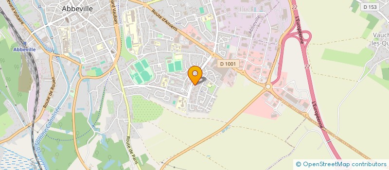 localisation de l'entreprise MONSIEUR DIMITRI COPPE à ABBEVILLE