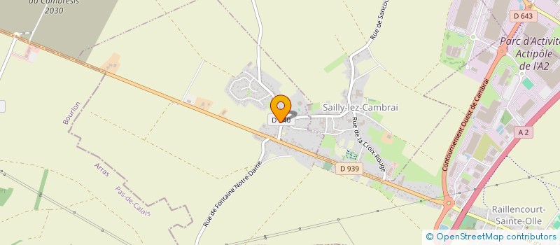 localisation de l'entreprise MONSIEUR DIMITRI COQUELET  RAILLENCOURT-SAINTE-OLLE