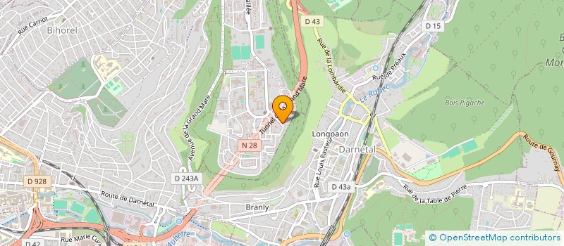 localisation de l'entreprise MONSIEUR DIMITRI CORANSON  ROUEN