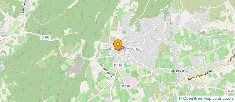 localisation de l'entreprise MONSIEUR DIMITRI COUVRAT  CABRIERES-D'AVIGNON