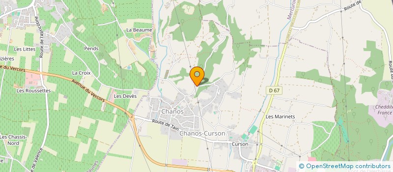 localisation de l'entreprise MONSIEUR DIMITRI CROUZET  CHANOS-CURSON