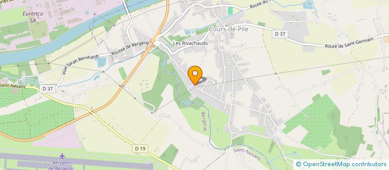 localisation de l'entreprise MONSIEUR DIMITRI DAGRON  COURS-DE-PILE