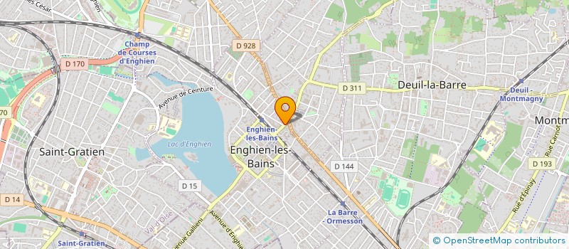 localisation de l'entreprise MONSIEUR DIMITRI DAIX  ENGHIEN-LES-BAINS