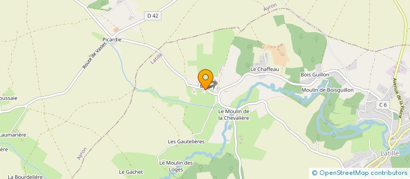 localisation de l'entreprise MONSIEUR DIMITRI DAVID  AYRON