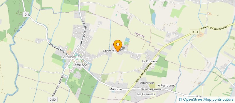 localisation de l'entreprise MONSIEUR DIMITRI DAVID  LAMASQUERE