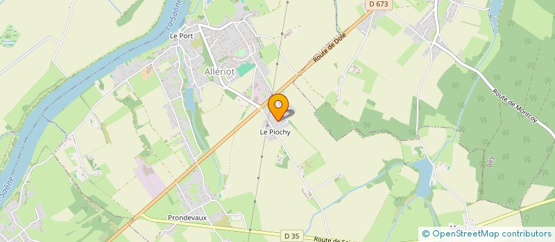 localisation de l'entreprise MONSIEUR DIMITRI DAVOUST  ALLERIOT