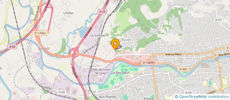 localisation de l'entreprise MONSIEUR DIMITRI DAVY CRESPIN  BRIVE-LA-GAILLARDE