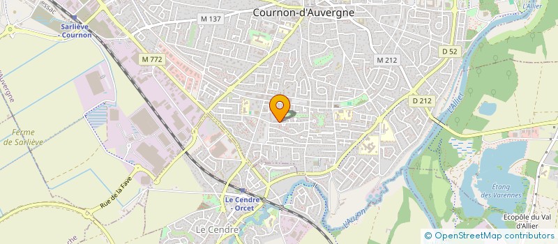 localisation de l'entreprise MONSIEUR DIMITRI DE CASTRO  COURNON-D'AUVERGNE