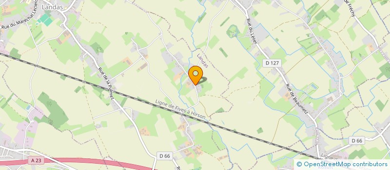 localisation de l'entreprise MONSIEUR DIMITRI DE CLERCK  LANDAS